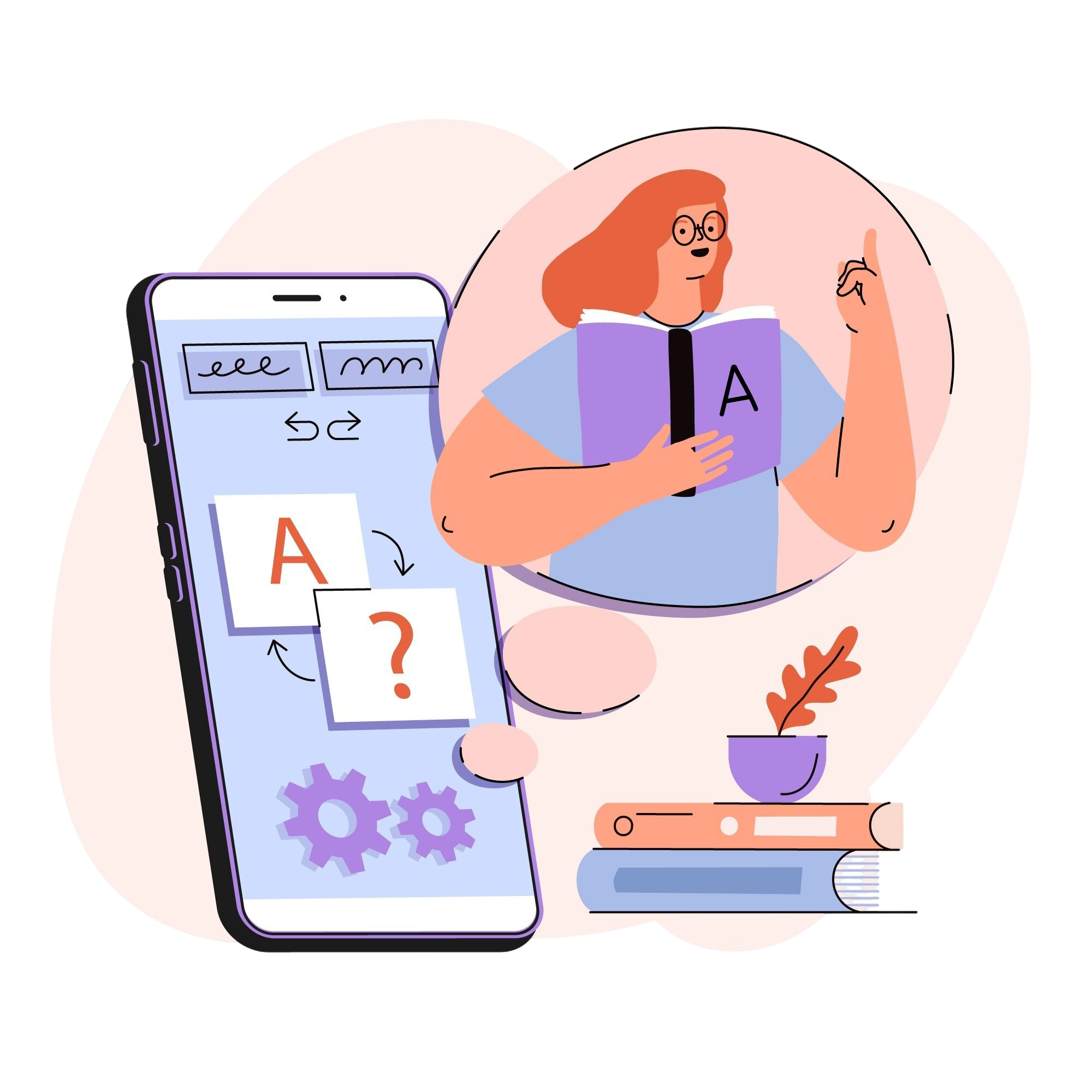 Students learning